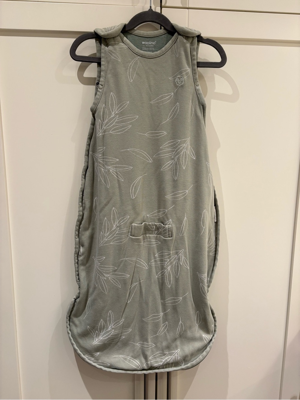 Woolino 4 Season Ultimate Sleep Bag - Merino Wool - Sage - 2-24 months